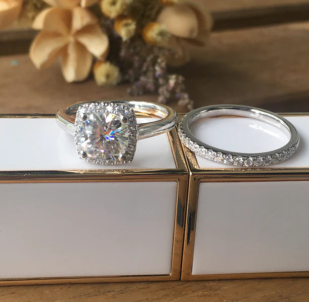 DovEggs halo engagement ring semi-mount only(Exclusively to DovEggs Stones)