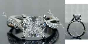 Princess Pave Lab Grown Diamond