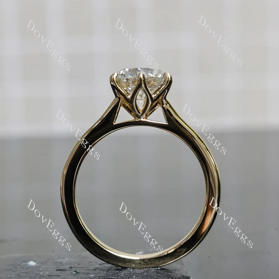 Doveggs solitaire engagement ring semi-mount only(Exclusively to DovEggs Stones)