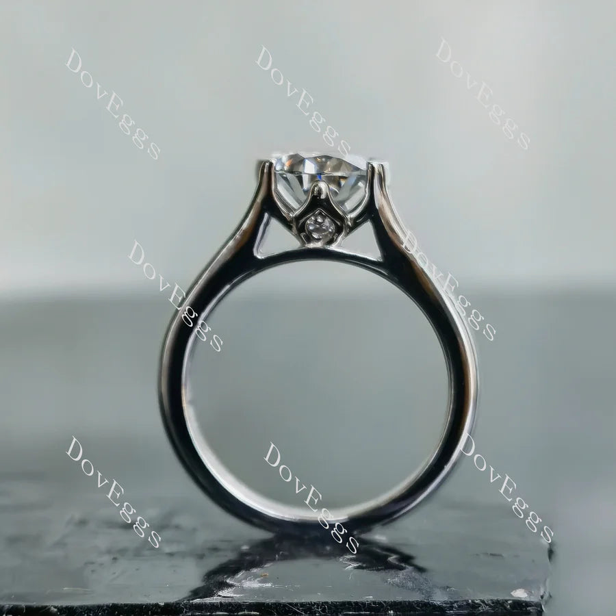 Doveggs solitaire engagement ring semi-mount only(Exclusively to DovEggs Stones)