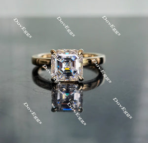 Doveggs hidden halo engagement ring semi-mount only(Exclusively to DovEggs Stones)