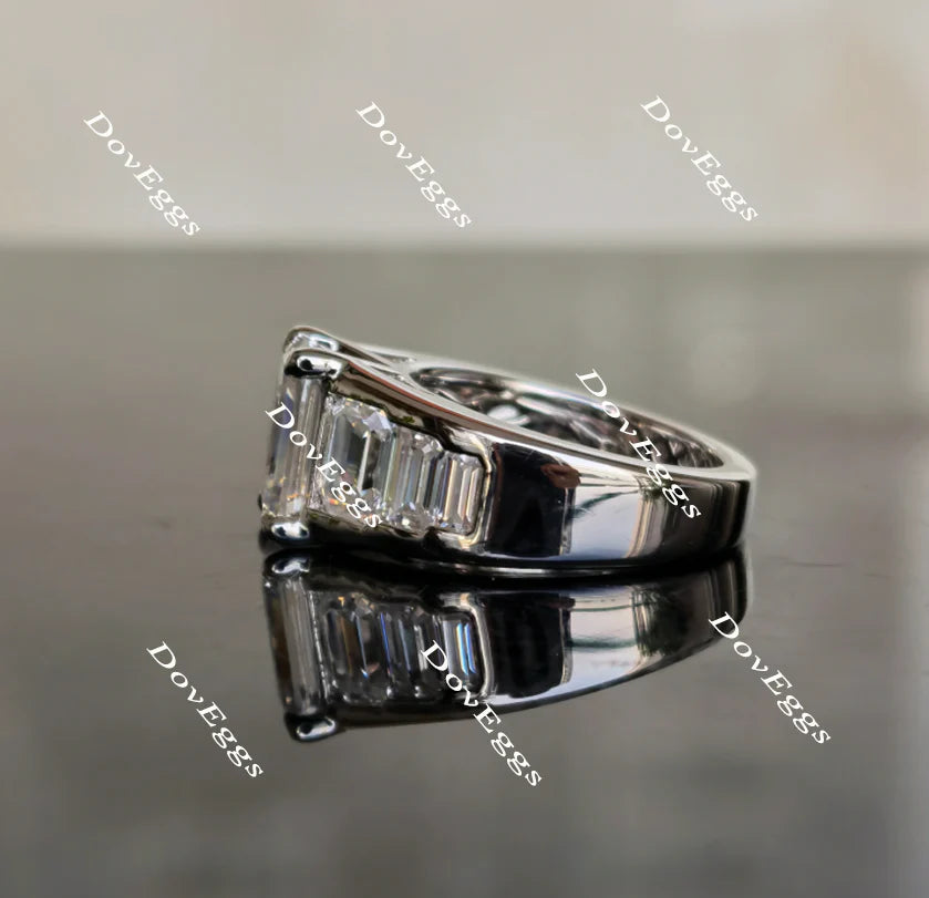 DovEggs channel set engagement ring semi-mount only(Exclusively to DovEggs Stones)