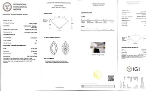 Doveggs 1.00ct Marquise G color VS1 Clarity Excellent cut lab diamond stone(certified)