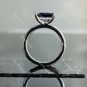 DovEggs hidden halo engagement ring semi-mount only(Exclusively to DovEggs Stones)