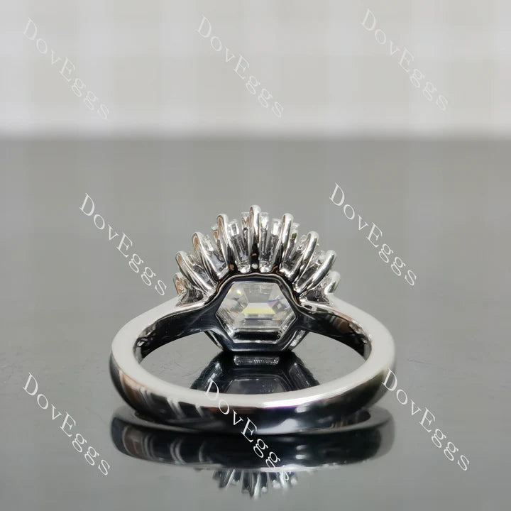 The Gatsby halo engagement ring semi-mount only(Exclusively to DovEggs Stones)