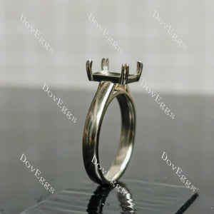 Doveggs solitaire engagement ring semi-mount only(Exclusively to DovEggs Stones)