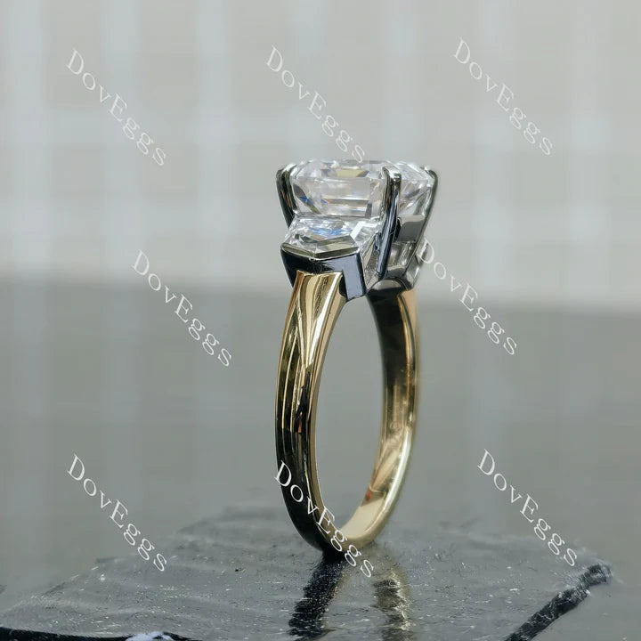 Aniela three stone engagement ring semi-mount only(Exclusively to DovEggs Stones)