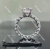 DoveEggs full eternity pave engagement ring only semi-mount only(Exclusively to DovEggs Stones)