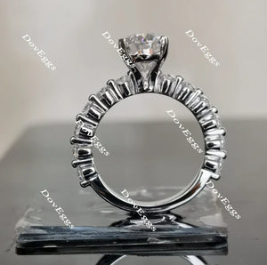 DovEggs pave engagement ring only semi-mount only(Exclusively to DovEggs Stones)