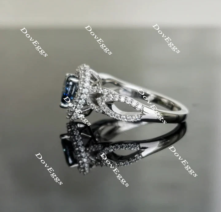 Sassanach pave engagement ring only semi-mount only(Exclusively to DovEggs Stones)