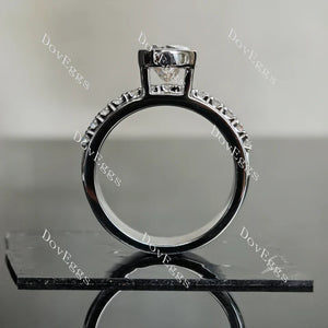 DovEggs bezel engagement ring semi-mount only(Exclusively to DovEggs Stones)