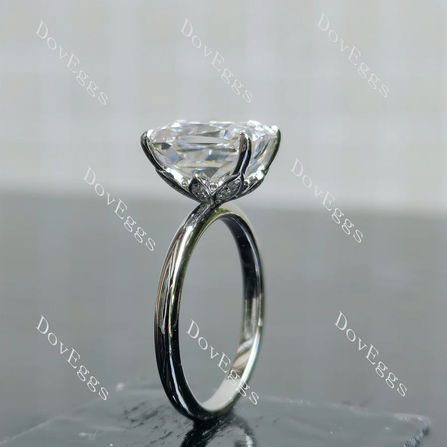 Doveggs solitaire torus engagement ring semi-mount only(Exclusively to DovEggs stones)