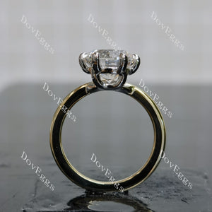 Doveggs Round Solitaire Lab Grown Diamond Engagement Ring