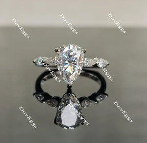 DovEggs hidden halo engagement ring semi-mount only(Exclusively to DovEggs Stones)