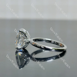 Doveggs solitaire torus engagement ring semi-mount only(Exclusively to DovEggs stones)