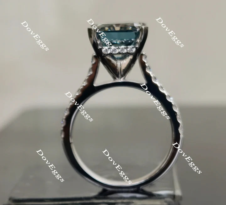 The Karen half eternity paved engagement ring semi-mount only(Exclusively to DovEggs Stones)