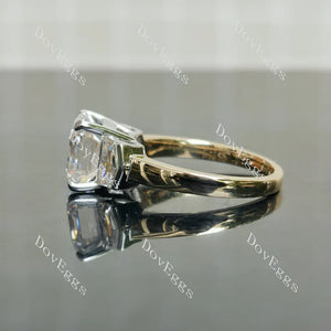 Aniela three stone engagement ring semi-mount only(Exclusively to DovEggs Stones)