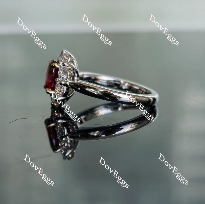 DovEggs halo engagement ring semi-mount only(Exclusively to DovEggs Stones)