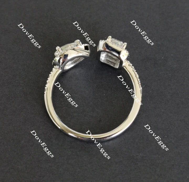 DovEggs halo engagement ring semi-mount only(Exclusively to DovEggs Stones)