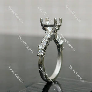 Doveggs pave engagement ring only semi-mount only(Exclusively to DovEggs Stones)