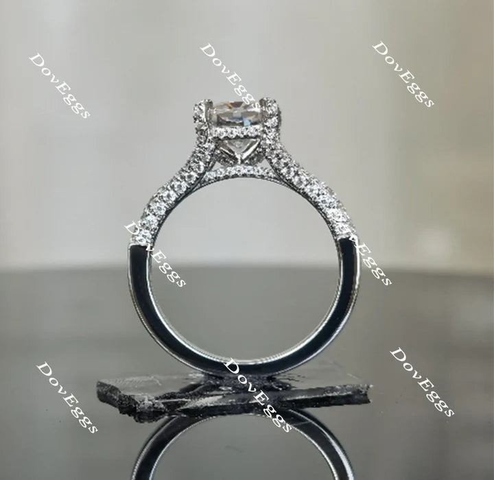 The Brooklyn split shank engagement ring only semi-mount only(Exclusively to DovEggs Stones)