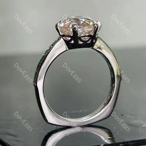 Doveggs channel set engagement ring semi-mount only(Exclusively to DovEggs Stones)