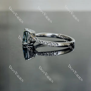 DovEggs pave engagement ring only semi-mount only(Exclusively to DovEggs Stones)