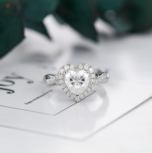 DovEggs halo engagement ring only semi-mount only(Exclusively to DovEggs Stones)