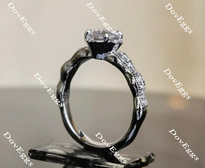 DoveEggs art deco engagement ring semi-mount only(Exclusively to DovEggs Stones)