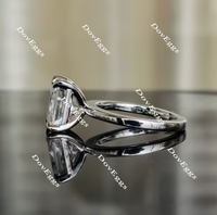 Doveggs solitaire art deco engagement ring semi-mount only(Exclusively to DovEggs Stones)