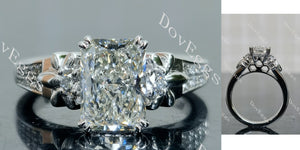 Radiant Pave Art Deco Lab Grown Diamond