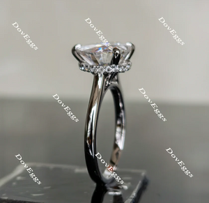 Doveggs Melissa solitaire engagement ring semi-mount only(Exclusively to DovEggs Stones)