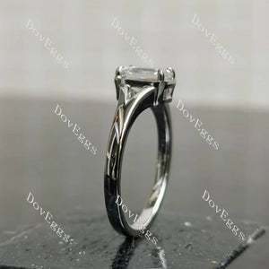 Doveggs solitaire split shanks engagement ring only semi-mount only(Exclusively to DovEggs Stones)