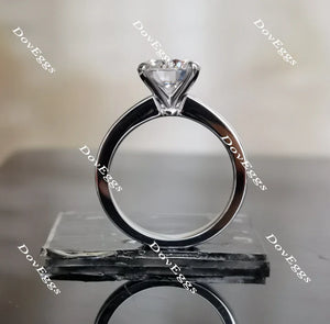 DovEggs channel set engagement ring only semi-mount only(Exclusively to DovEggs Stones)