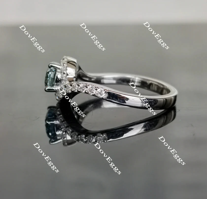 The Bella Daija engagement ring only semi-mount only(Exclusively to DovEggs Stones)