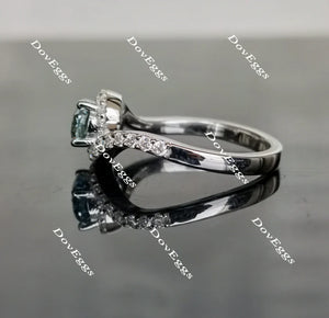 The Bella Daija engagement ring only semi-mount only(Exclusively to DovEggs Stones)