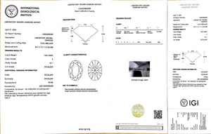 Doveggs 1.04ct oval E color VS1 Clarity Excellent cut lab diamond stone(certified)
