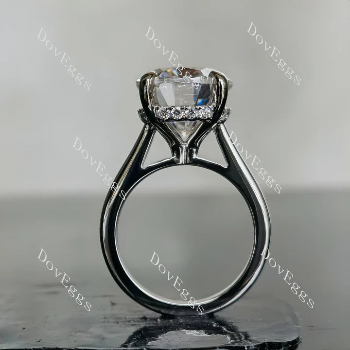 The Divine Halo engagement ring only semi-mount only(Exclusively to DovEggs Stones)