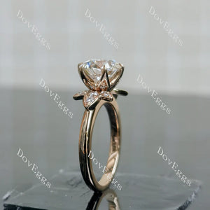 Doveggs floral engagement ring semi-mount only(Exclusively to DovEggs Stones)