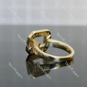 Doveggs halo engagement ring semi-mount only(Exclusively to DovEggs Stones)