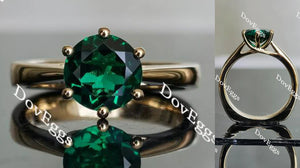 Doveggs solitaire engagement ring semi-mount only(Exclusively to DovEggs Stones)