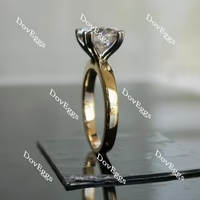 Doveggs solitaire engagement ring semi-mount only(Exclusively to DovEggs stones)