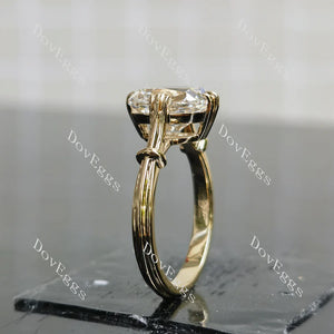 Doveggs solitaire engagement ring semi-mount only(Exclusively to DovEggs Stones)