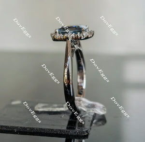 DovEggs halo engagement ring semi-mount only(Exclusively to DovEggs Stones)