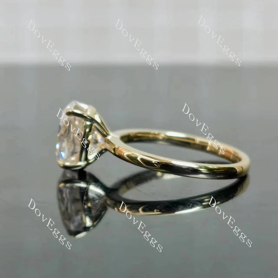 Doveggs solitaire engagement ring semi-mount only(Exclusively to DovEggs Stones)