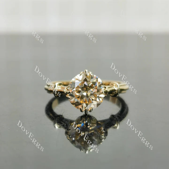 Doveggs solitaire engagement ring semi-mount only(Exclusively to DovEggs Stones)