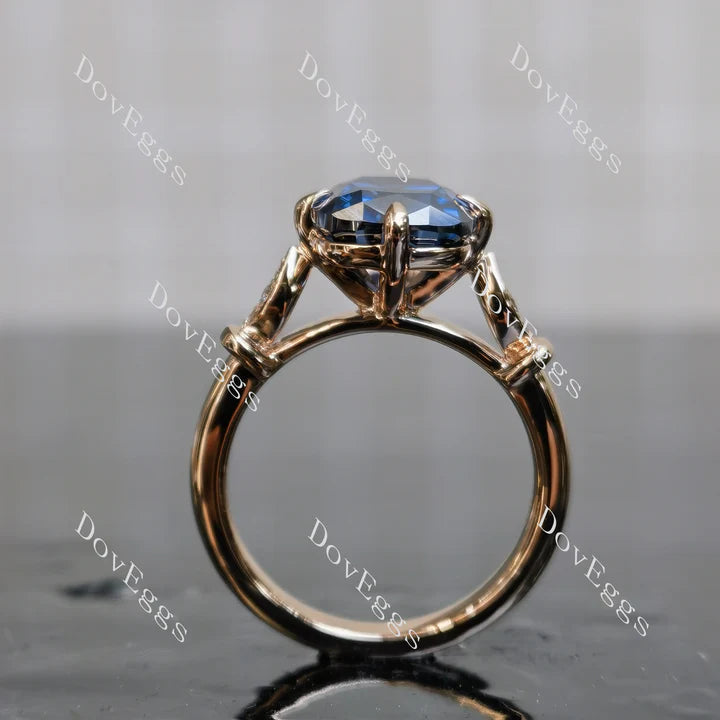 Doveggs side stones engagement ring semi-mount only(Exclusively to DovEggs Stones)