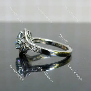 Ryleigh Gene vintage engagement ring semi-mount only(Exclusively to DovEggs Stones)