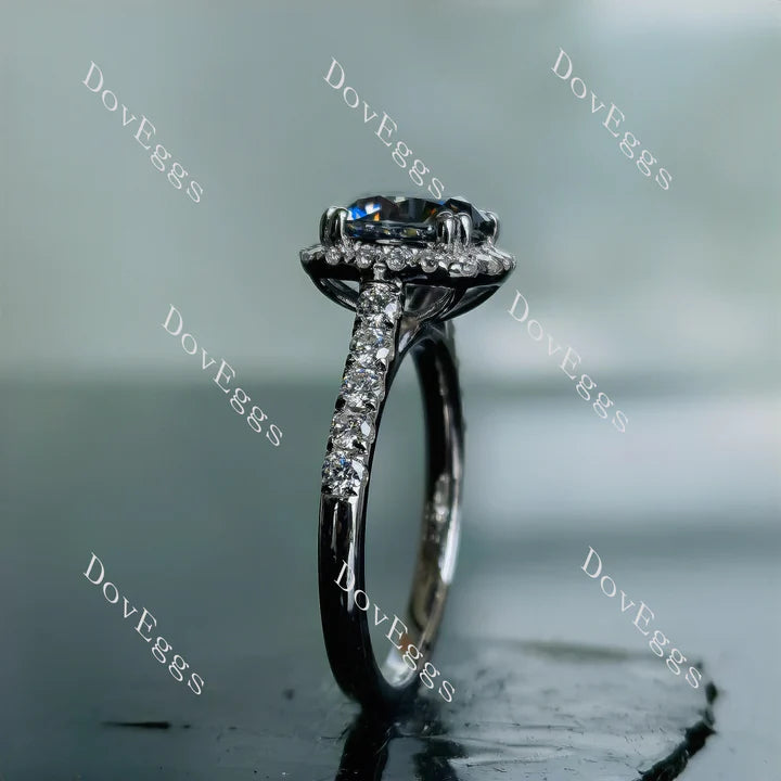 DovEggs halo engagement ring semi-mount only(Exclusively to DovEggs Stones)