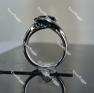 Doveggs solitaire engagement ring semi-mount only(Exclusively to DovEggs Stones)